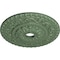 Ekena Millwork Vaduz Ceiling Medallion (Fits Canopies up to 3 1/2"), 23 1/2"OD x 3 1/2"ID x 2 1/8"P, Athenian Green CM23VAAGF - alternate 2